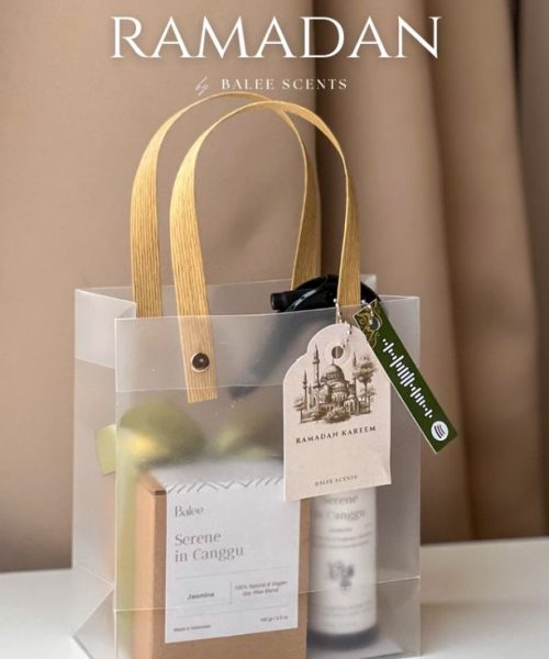 FG2 RAMADAN Scented Candle Room Spray Ramadan Gift Set Hampers Lebaran Lilin Aromaterapi dan Pewangi Ruangan Spray Souvenir Hadiah Idul Fitri Ramadhan